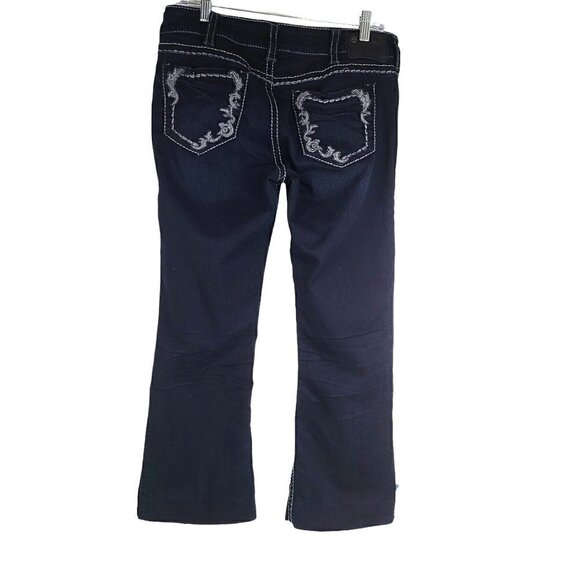 Silver Jeans Dark Indigo Wash Suki Bootcut Denim Jeans 32x25 - Picture 9 of 11